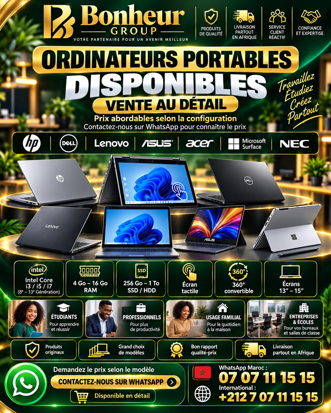 Ordinateurs portables