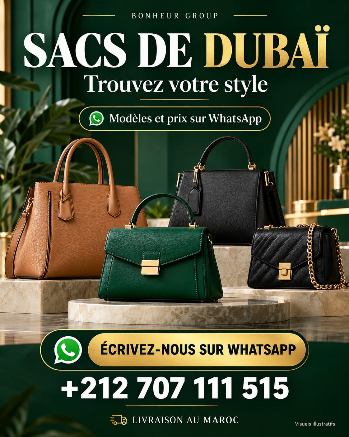 Sacs de Dubaï, élégance et style